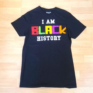 I am Black History Month Men's round-Neck T-Shirt Size S 100% Cotton unisex